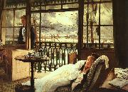 James Tissot A Passing Storm oil painting on canvas